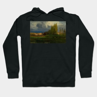 Landscape Study by George Inness Hoodie